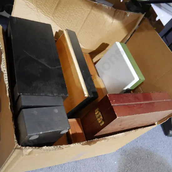 wooden boxes