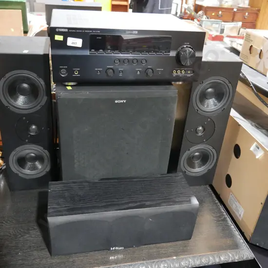 Yamaha receiver and speakers
