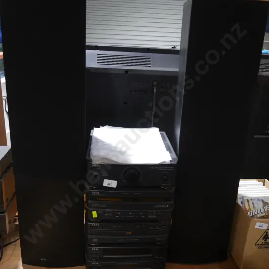 Akai stereo system