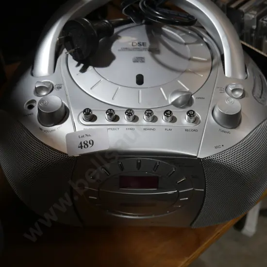 Portable radio CD player