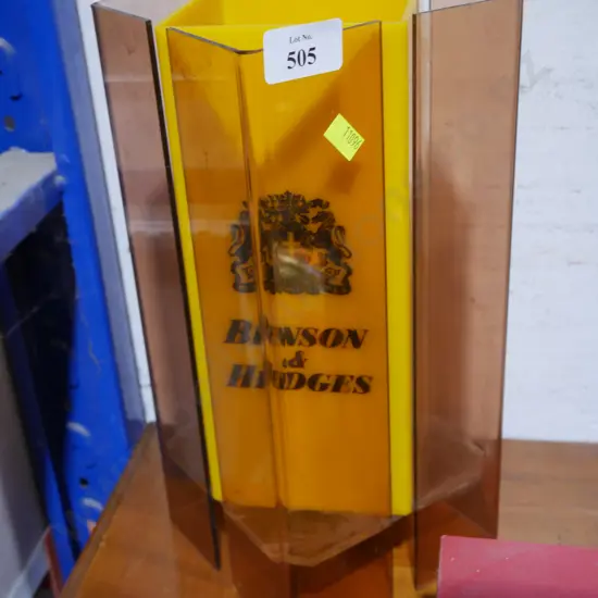 Beatson hedges advertising stand