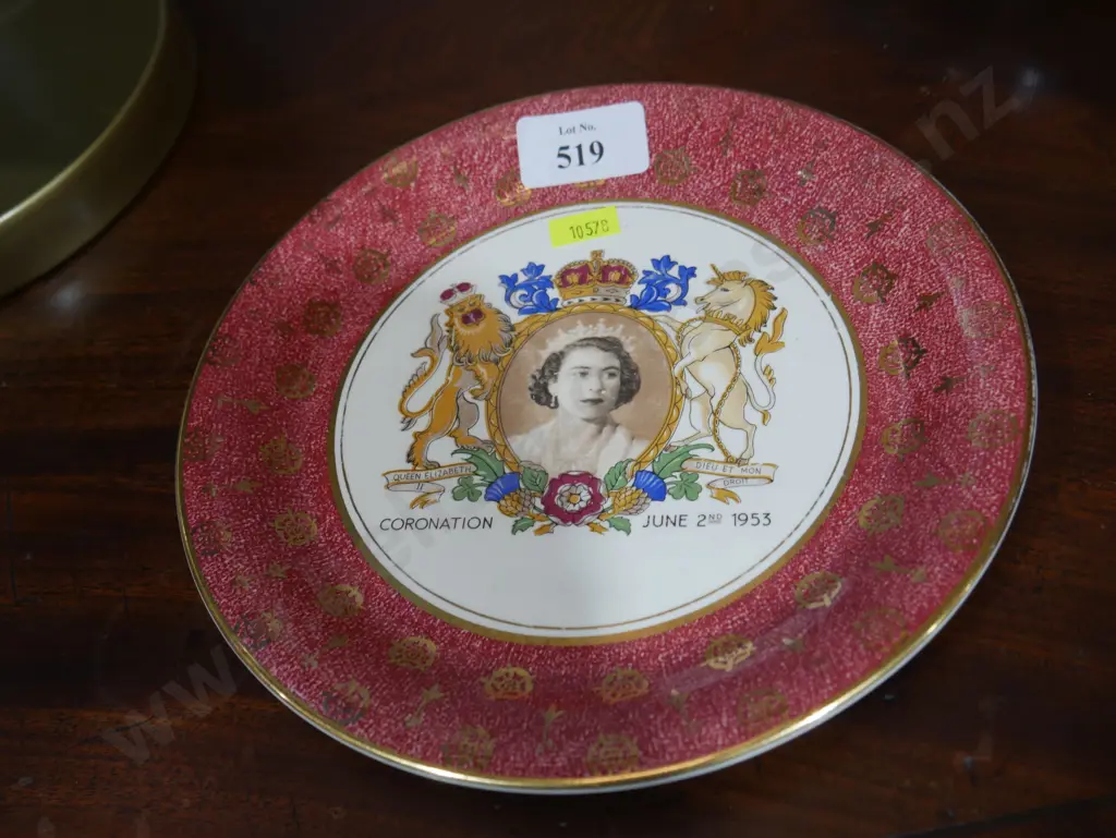 Clarice cliff coronation plate Image 1++