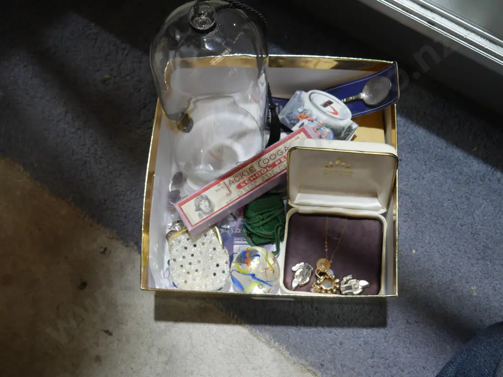 Costume jewellery, glass dome etc Image 1++