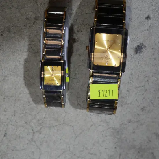 Matching Holly wood polo mens and ladies wrist watch