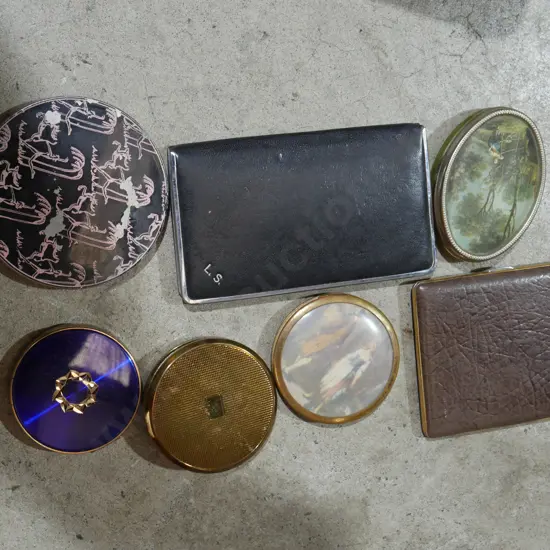 Powder compacts, cigarette cases