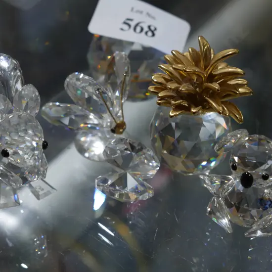 Swarovski crystal animals etc