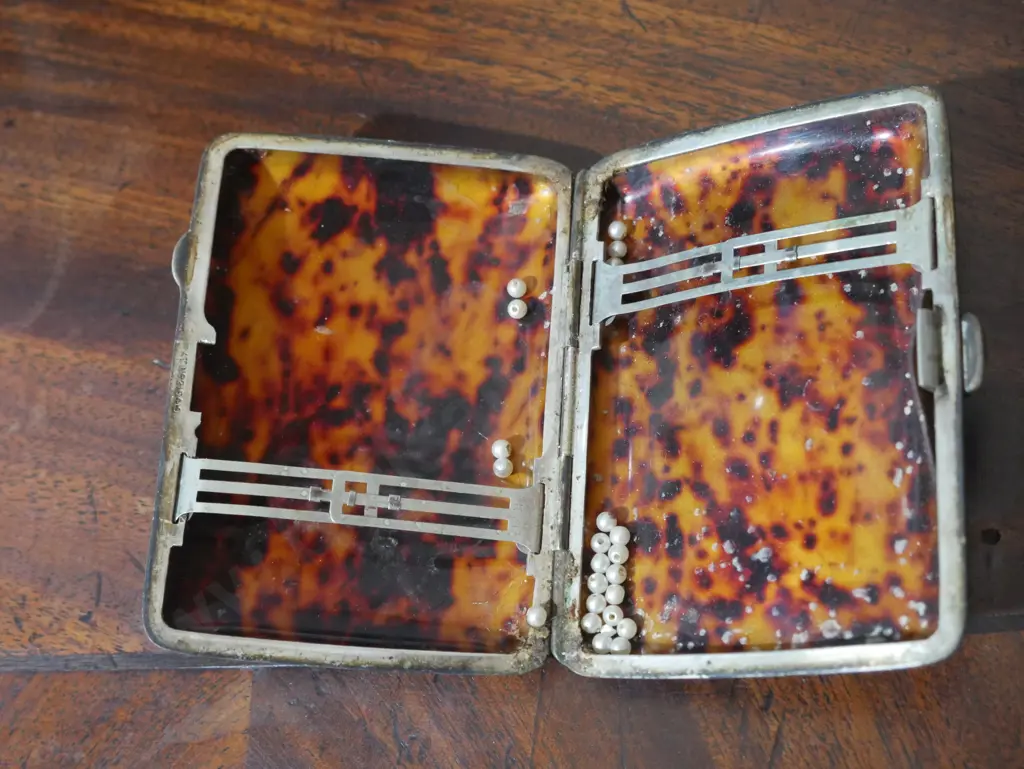 Sterling silver cigarette case Image 1++