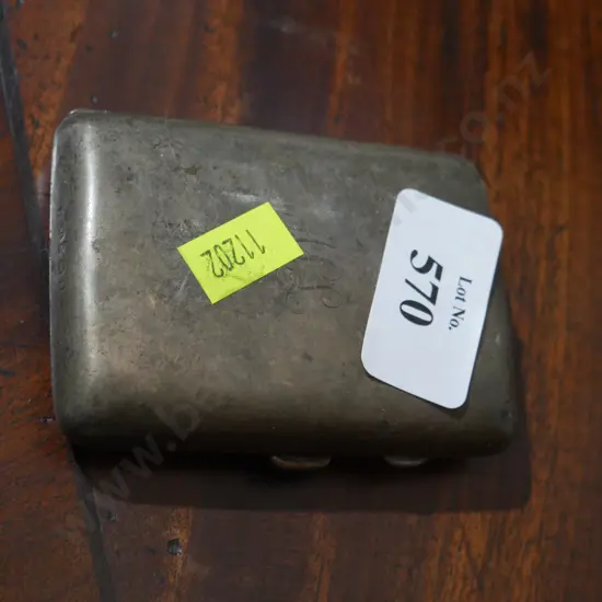 Sterling silver cigarette case