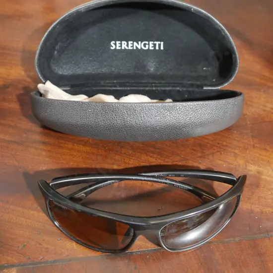Serengeti sunglasses in case