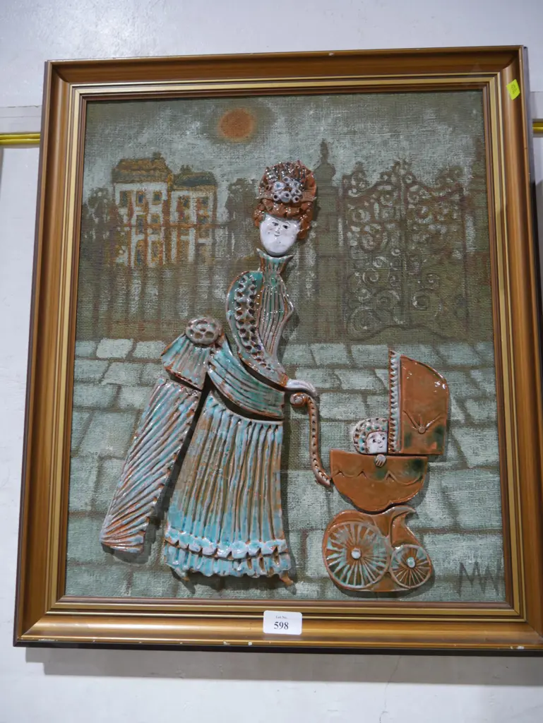 Ceramic relief artwork Image 1++