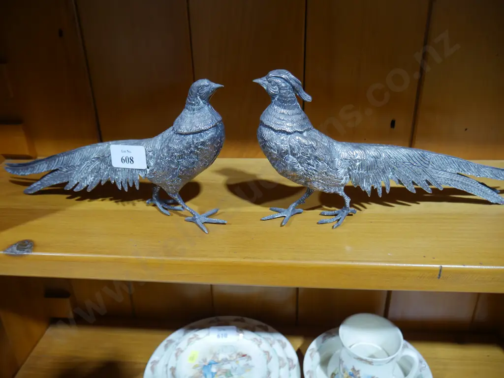 2 pheasant figurines Image 1++