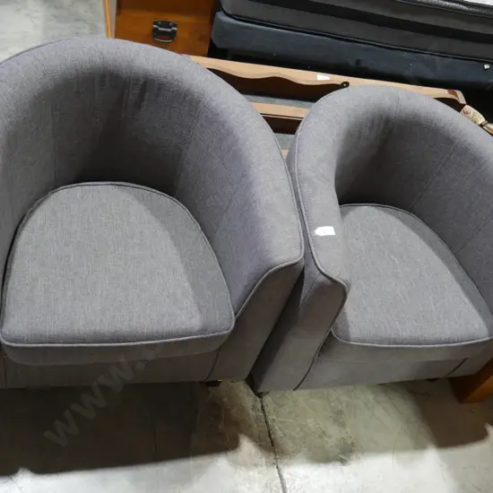 2 tub chairs