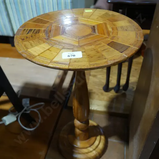 Inlaid occasional table