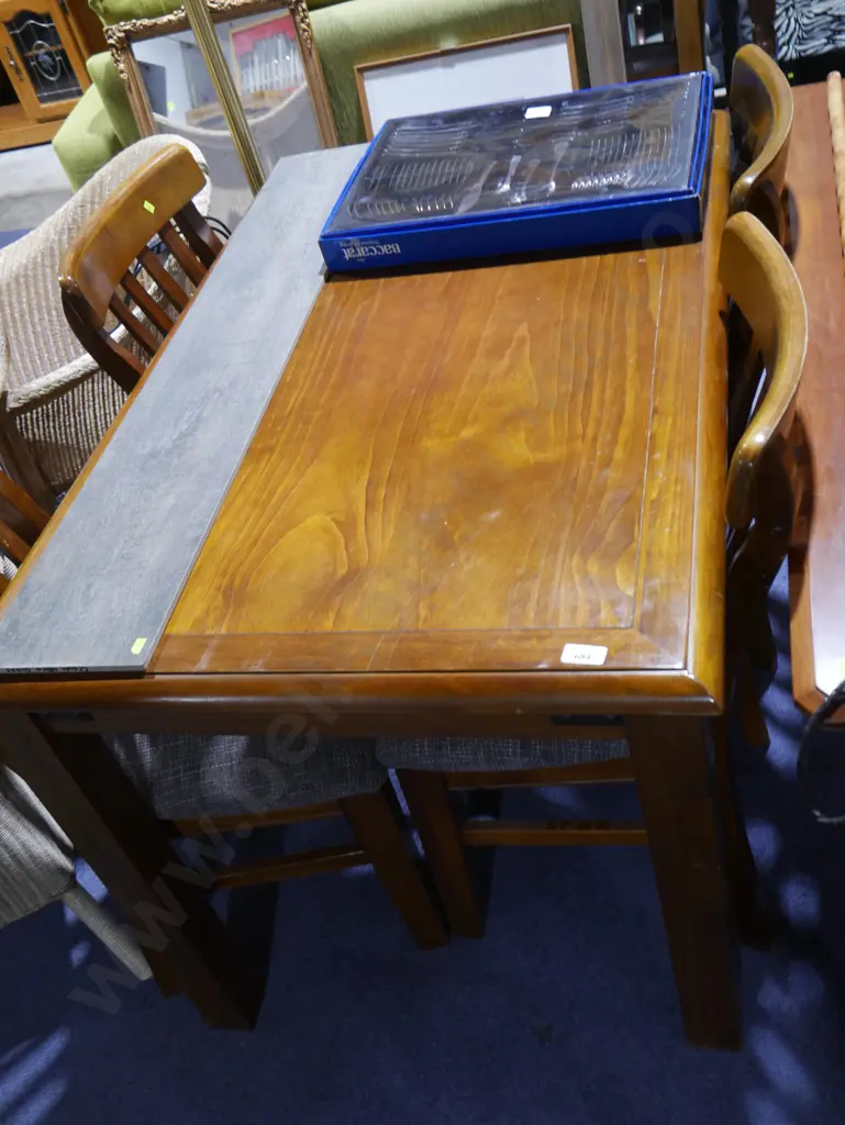 Dining table and four chairs Image 1++