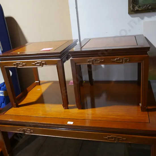 Coffee table and 2 matching side tables