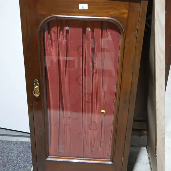 Glass fronted cupboard