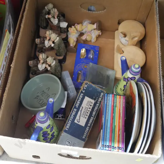 Figurines, gemstones etc