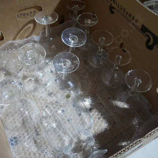 Hollow stem glasses etc