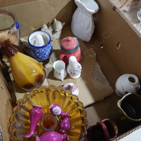 Tunstall vase, pottery etc