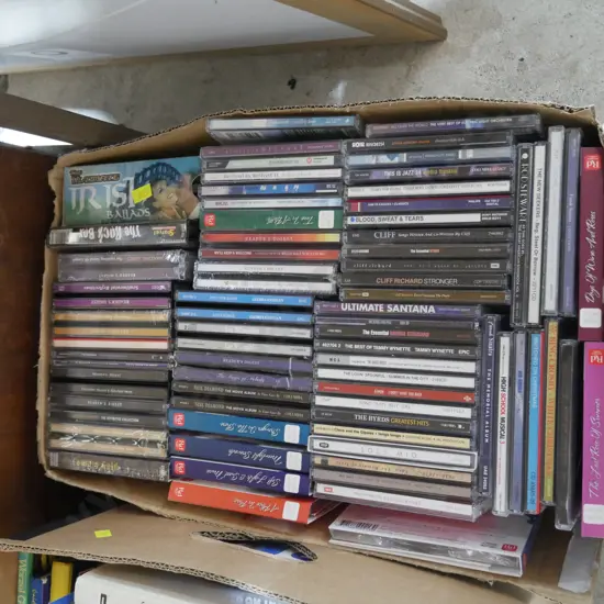 Box of CDs