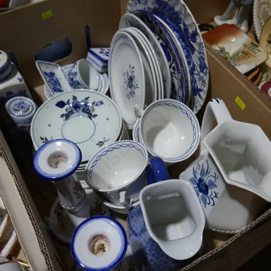 Blue and white china