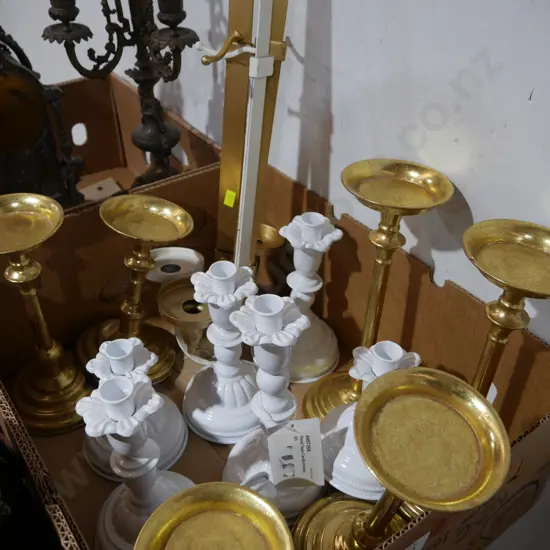 Candlesticks and holders