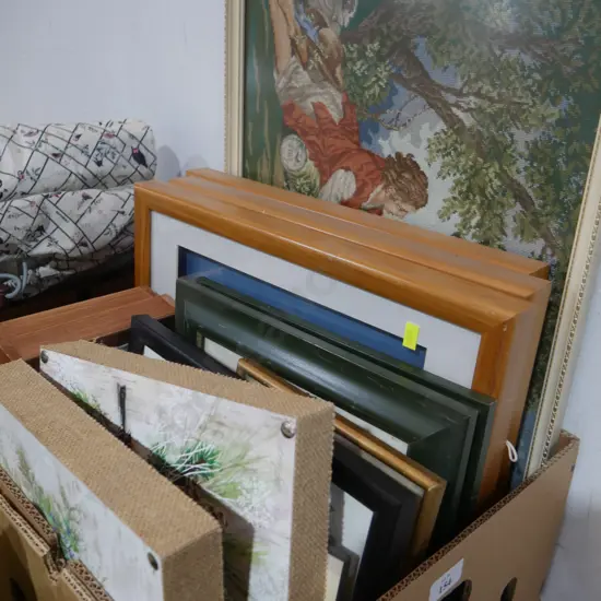 Framed artworks etc