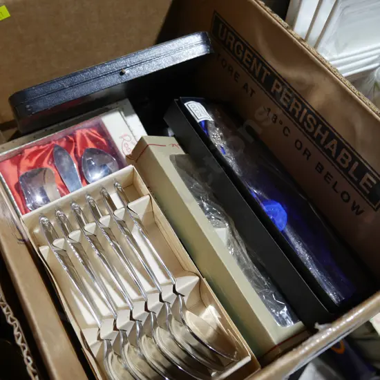 Boxed Rodd cutlery etc