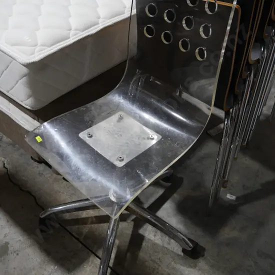 Perspex office chair