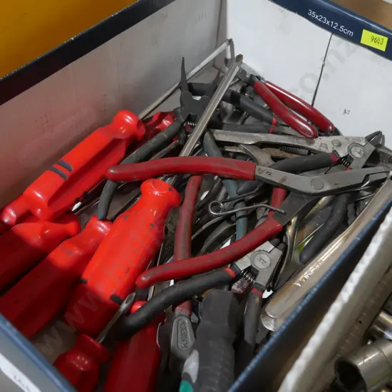 Pliers , screwdrivers