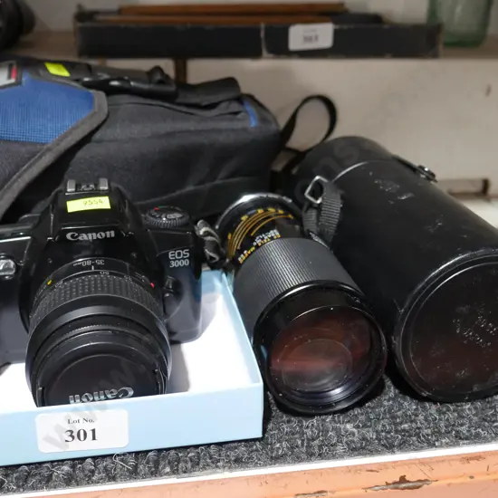 Canon camera and lens