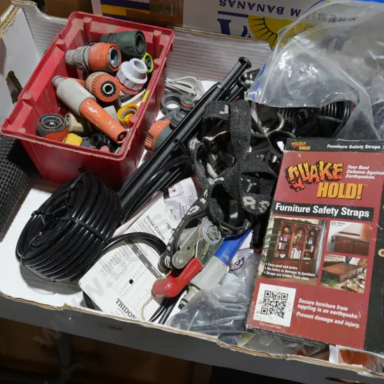 Assorted hose fittings etc