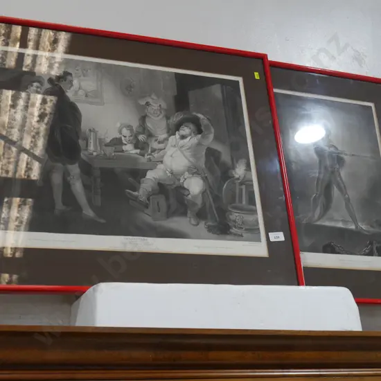 2 Shakespeare prints