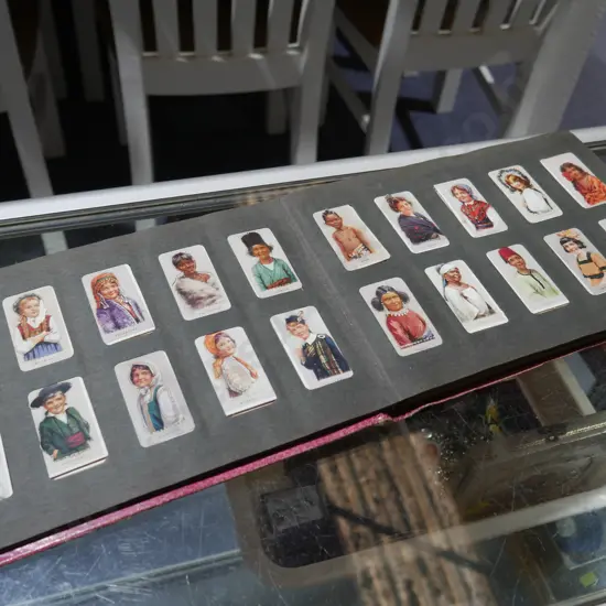 Cigarette card album