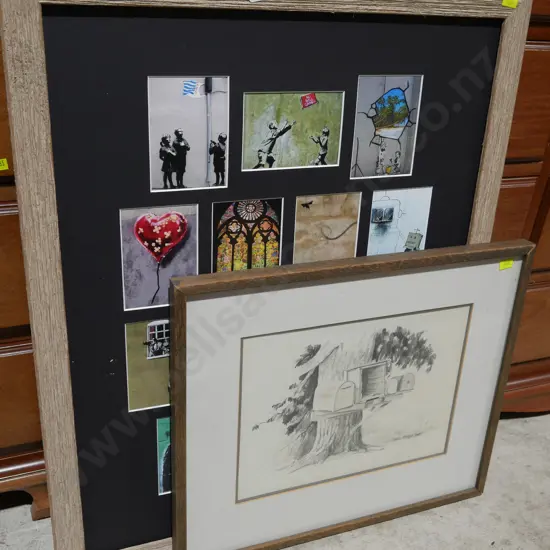 Framed artworks
