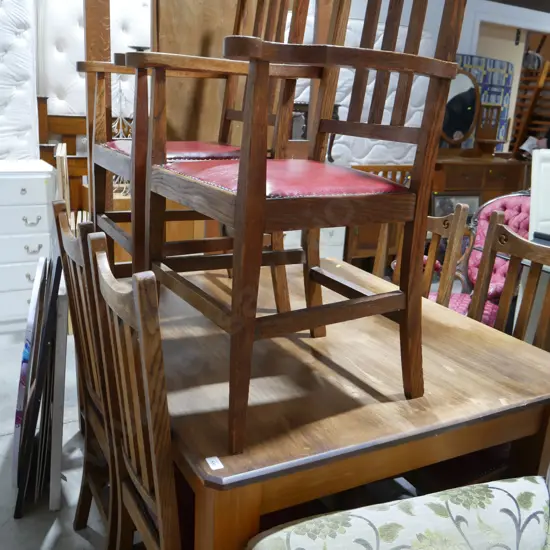 Dining table and 6 chairs