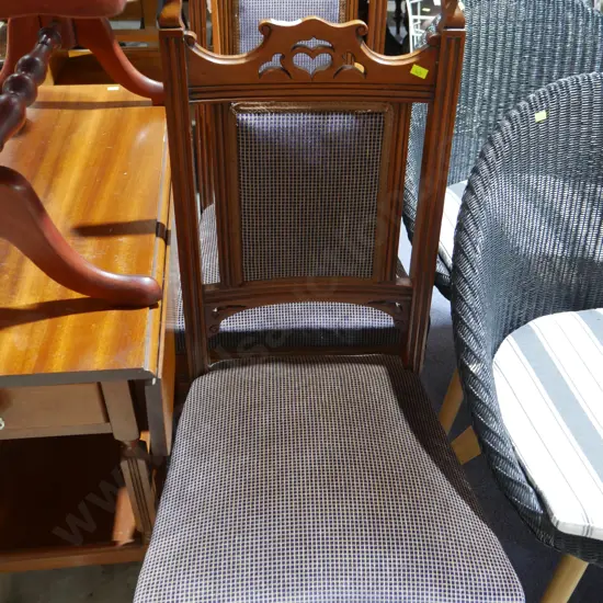 Pair of Edwardian dining chairs
