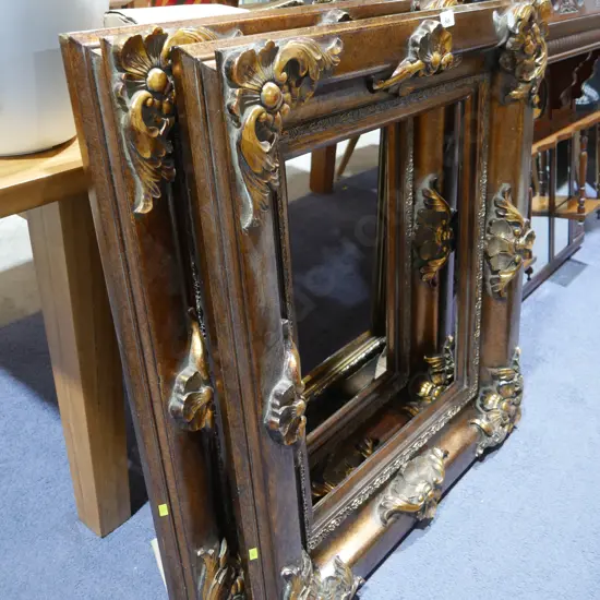 3 large ornate frames