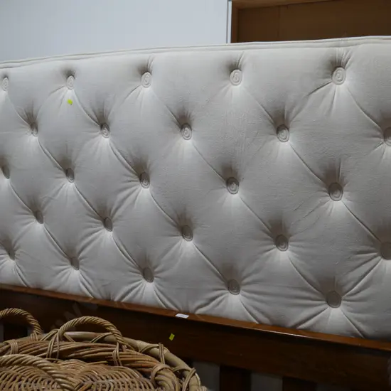 Queen size bed frame and mattress