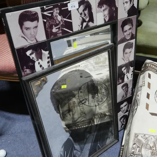 Elvis Presley mirror and picture