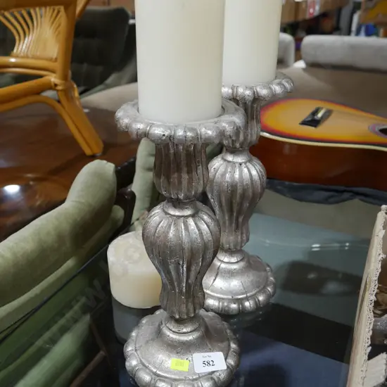 2 candle holders