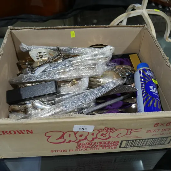 Assorted cutlery etc