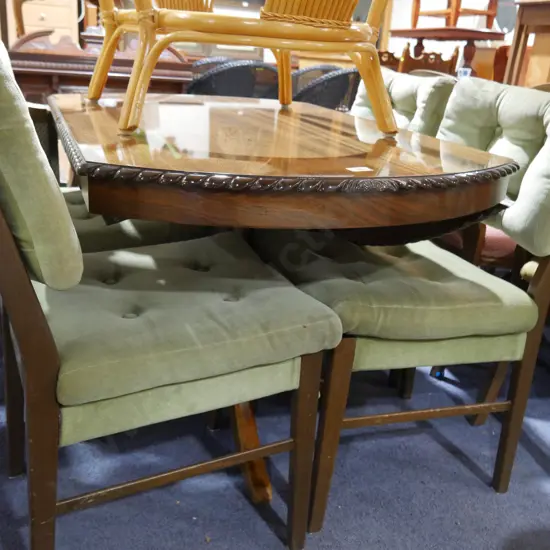 Dropside dining table and four chairs