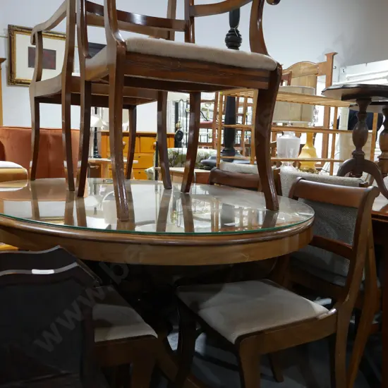 Dining table and 6 chairs