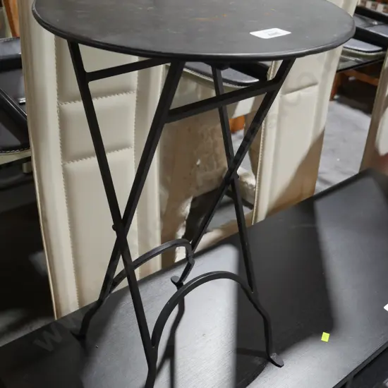 Metal fold up occasional table
