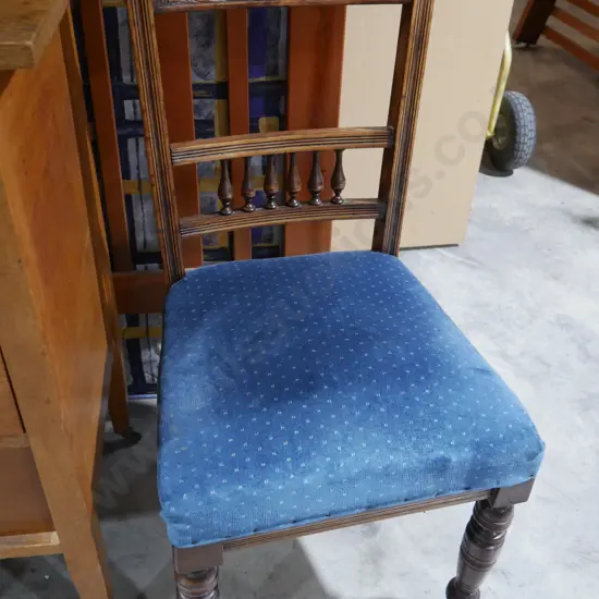 Carved back dining chair