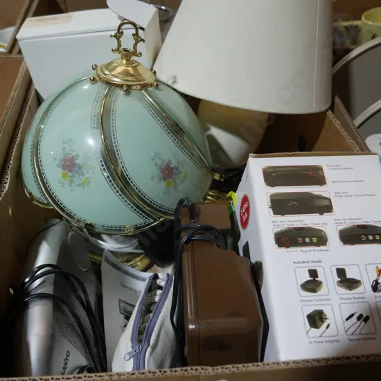 Lamps, radios etc