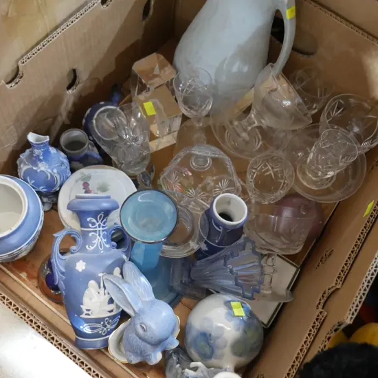 Glass ware, ornaments