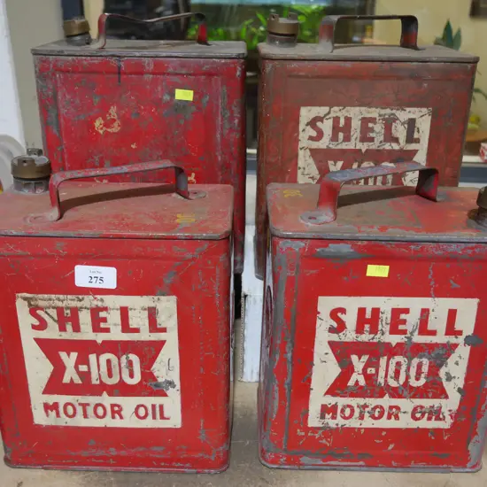 Shell petrol cans