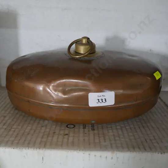 Copper bed warmer